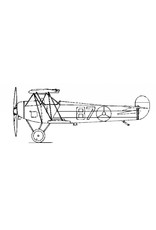 MBT Fokker S11 militärisches Schulflugzeug - Bauzeichnung Maßstab 1 : 25 (50.10.009)