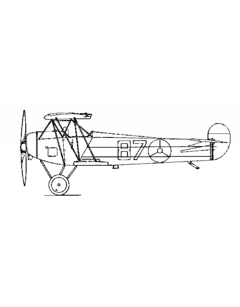 MBT Fokker S11 militärisches Schulflugzeug - Bauzeichnung Maßstab 1 : 25 (50.10.009)