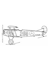 MBT Fokker DVII - Bouwtekening Schaal 1 : 25 (50.10.010)