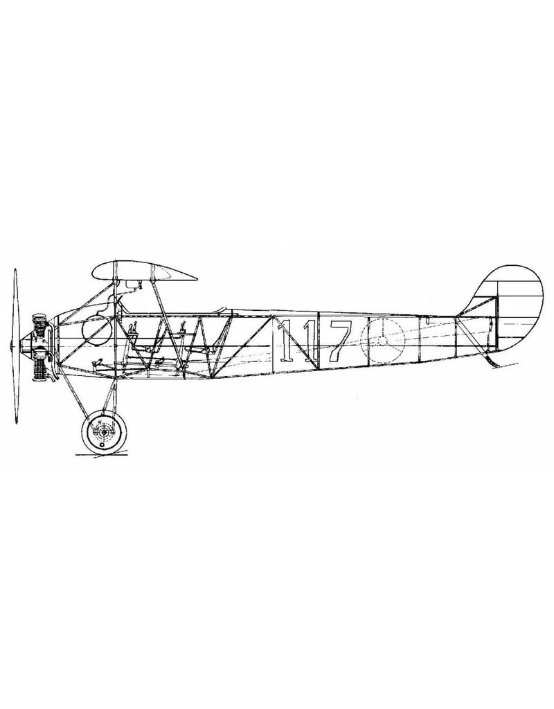 MBT Fokker S-IV, lesvliegtuig - Bouwtekening Schaal 1 : 16 (50.10.013)