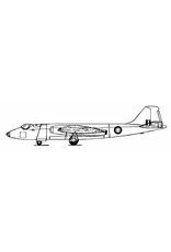 MBT English Electric Canberra - Bouwtekening Schaal 1 : 72 (50.11.004)