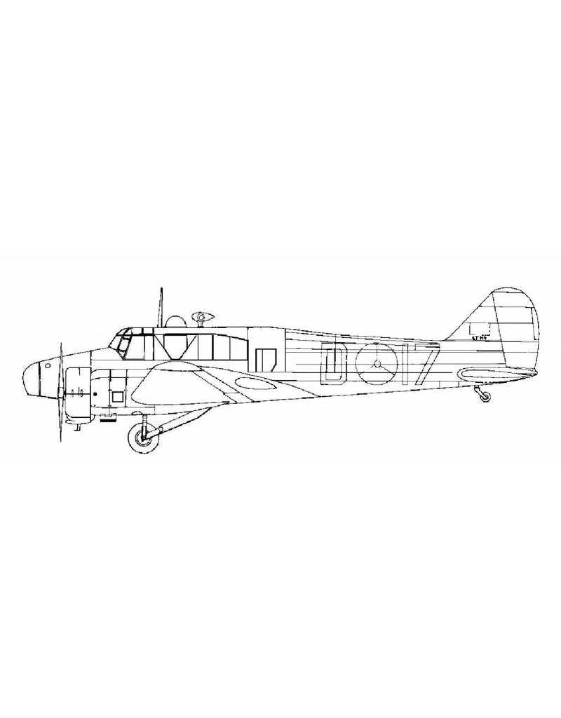 MBT Avro-Anson - Bauzeichnung Maßstab 1 : 25 (50.11.016)