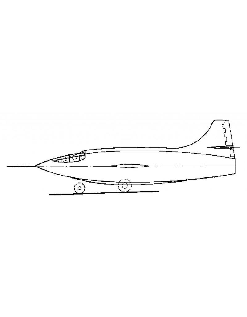 MBT Bell XS-1 - Bauzeichnung Maßstab 1 : 40 (50.12.002)