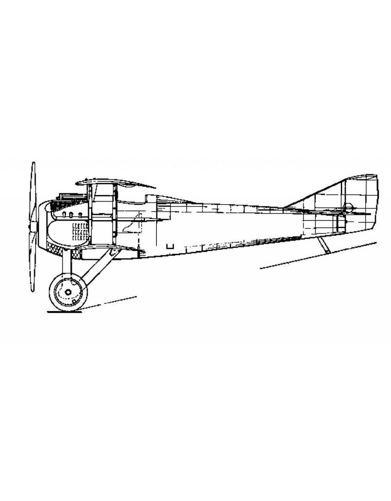 MBT SPAD 7 jachtvliegtuig (1917) - Bouwtekening Schaal 1 : 16 (50.13.001)