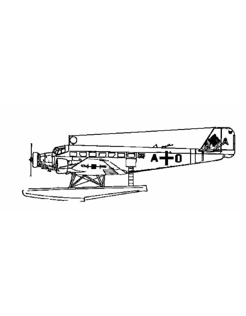 MBT Junkers Ju-52 3m Transportflugzeug - Bauzeichnung Maßstab 1 : 48 (50.13.005)