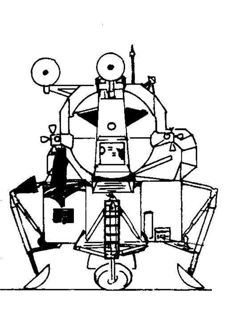 MBT Maanlander Lunar Module - Bouwtekening Schaal 1 : N/A (50.20.003)