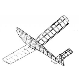 MBT Segelflugmodell "Krakepoot" - Bauzeichnung Maßstab 1 : N/A (50.80.001)
