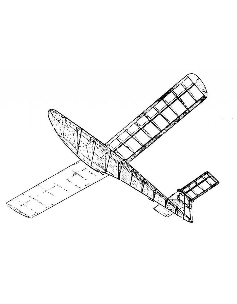 MBT Segelflugmodell "Krakepoot" - Bauzeichnung Maßstab 1 : N/A (50.80.001)