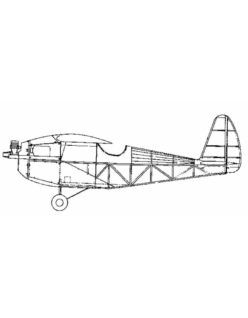 MBT 50.81.002 Comper Swift sportvliegtuig; voor RC besturing