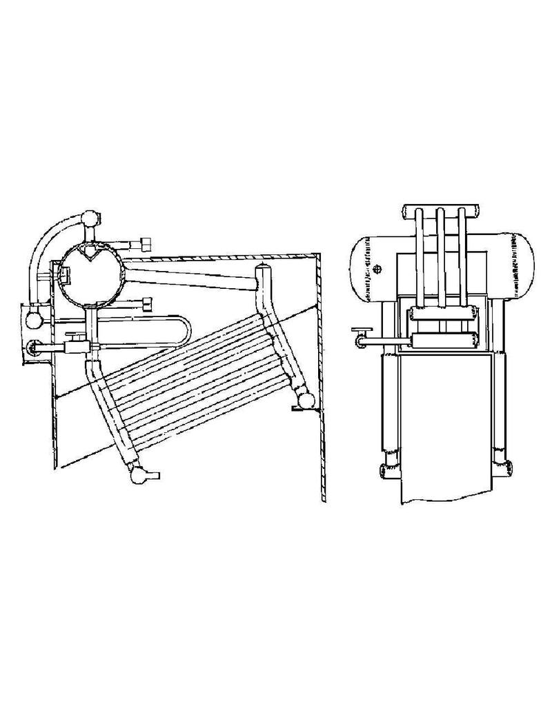 MBT Babcock & Wilcox ketel - Bouwtekening Schaal 1 : N/A (60.00.005)