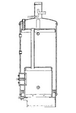 MBT Vulcanus II, Kessel für Ramme - Bauzeichnung Maßstab 1 : N/A (60.00.008)