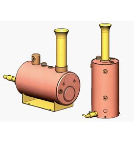 MBT CD - Twee kleine stoomketels voor 3 bar werkdruk - Bouwtekening Schaal 1 : N/A (60.00.012)