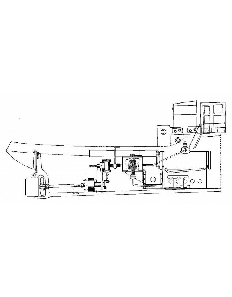 NVM 60.01.004 dubbelwerkende oscillerende stoommachine incl horiz. ketel