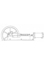 MBT Horizontale stoommachine - Bouwtekening Schaal 1 : N/A (60.01.005)