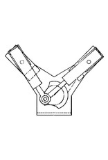 MBT 2 cil. oscillerende stoommachine in V-vorm - Bouwtekening Schaal 1 : N/A (60.01.007)