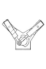 MBT 60.01.007 2 cil. oscillerende stoommachine in V-vorm