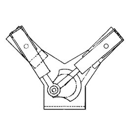 MBT 2 cil. oscillerende stoommachine in V-vorm - Bouwtekening Schaal 1 : N/A (60.01.007)