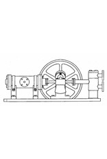 MBT Draaizuiger stoommachine met voedingspomp - Bouwtekening Schaal 1 : N/A (60.01.015)