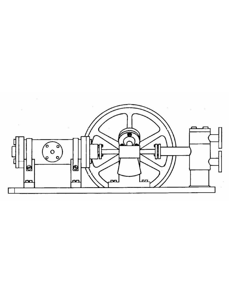 MBT Draaizuiger stoommachine met voedingspomp - Bouwtekening Schaal 1 : N/A (60.01.015)