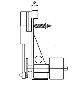 NVM 60.01.016 enkelwerkende osillerende verticale stoommachine