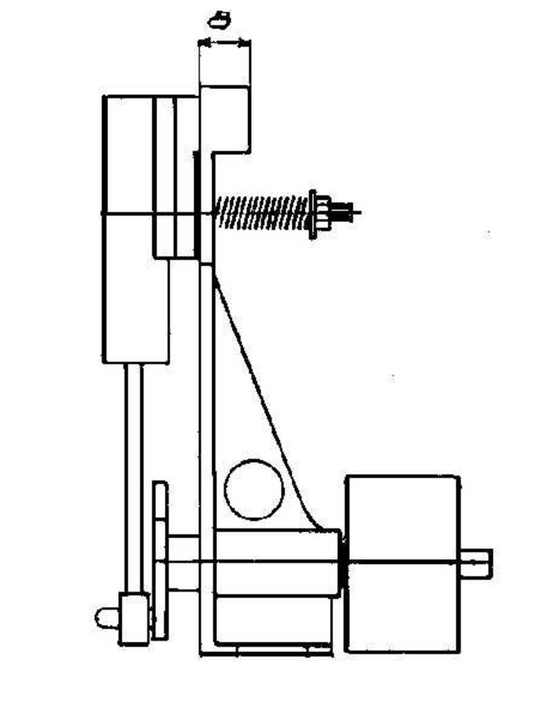 NVM 60.01.016 enkelwerkende osillerende verticale stoommachine