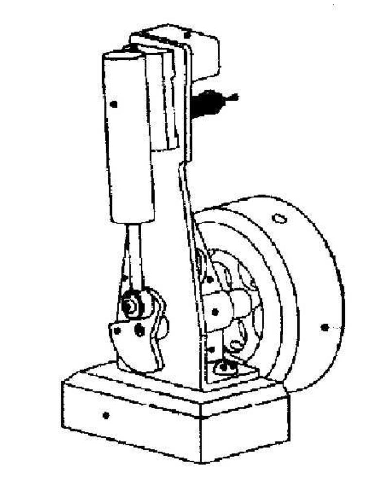 MBT CD-Variationen auf oszillierender Dampfmaschine - Bauzeichnung Maßstab 1 : N/A (60.01.016/A)
