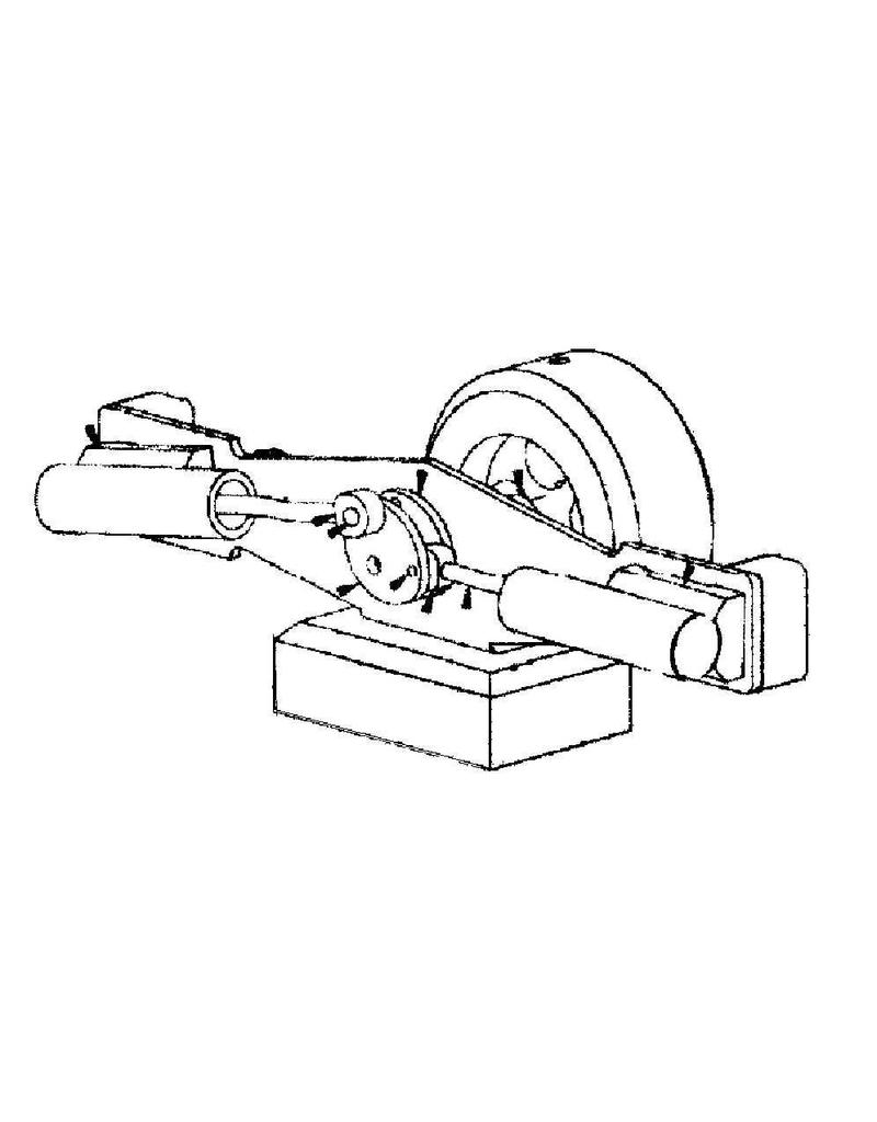 MBT CD-Boxer Variationen auf oszillierende Dampfmaschine - Bauzeichnung Maßstab 1 : N/A (60.01.016/B)