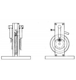 MBT Mirror, verticale 2 cil. oscillerende stoommachine - Bouwtekening Schaal 1 : N/A (60.01.025)