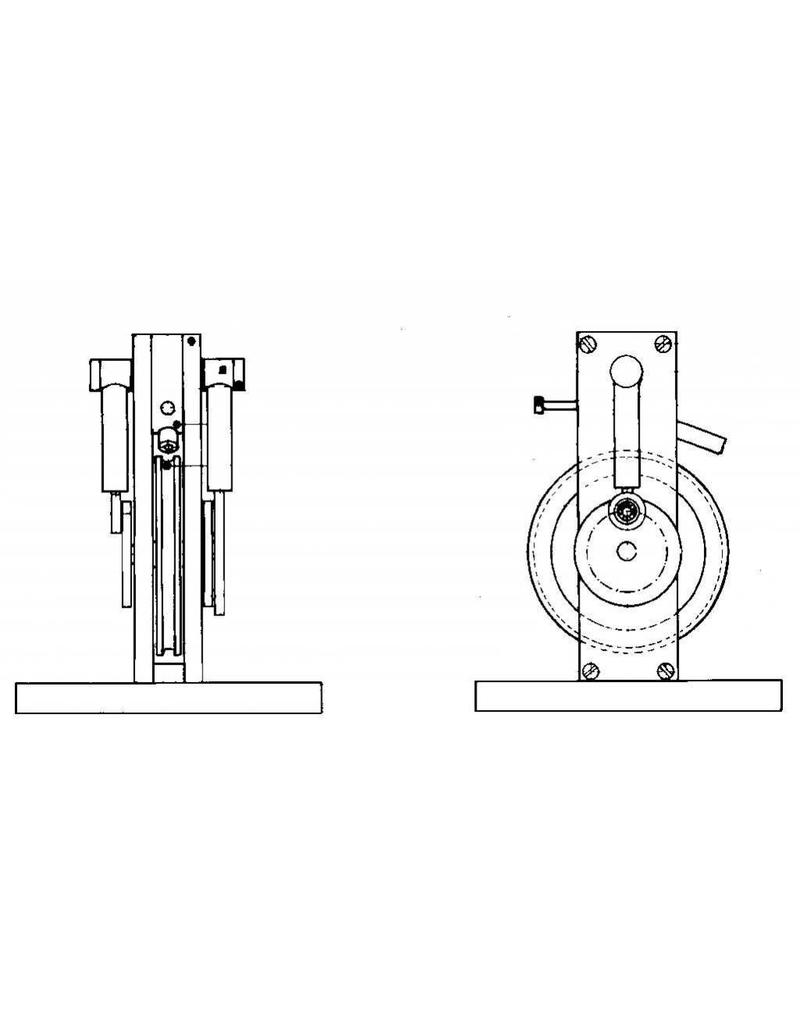 NVM 60.01.025 Spiegel, Vertikal 2 Zyl. oszillierende Dampfmaschine