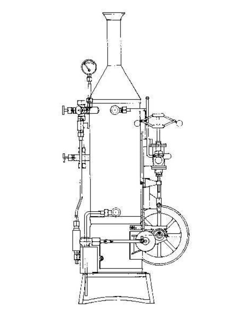 NVM 60.01.032 verticale stoommachine "Bernie" met vert. ketel