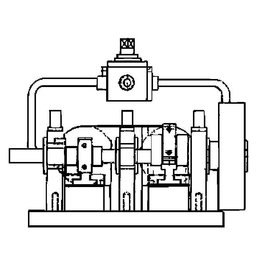 MBT tweecilinder schuifloze stoommachine - Bouwtekening Schaal 1 : N/A (60.01.034)