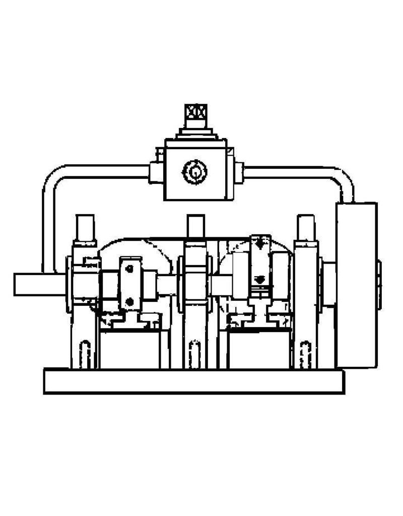 MBT tweecilinder schuifloze stoommachine - Bouwtekening Schaal 1 : N/A (60.01.034)