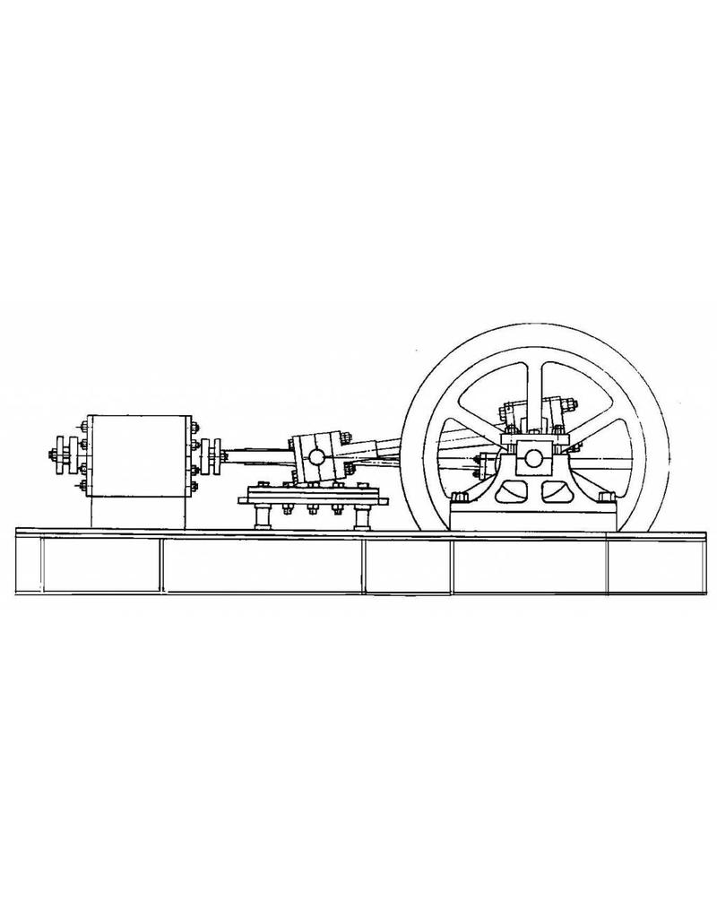 MBT Hor. Dampfmaschine "Tessa" - Bauzeichnung Maßstab 1 : N/A (60.01.036)