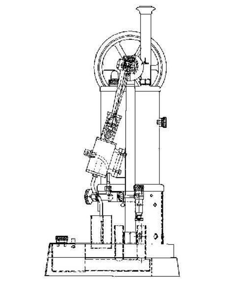 NVM 60.01.037 Vertikaldampfmaschine "Lennart" mit Boiler