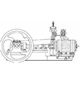 MBT Horizontale Dampfmaschine "Ajax" - Bauzeichnung Maßstab 1 : N/A (60.01.041)