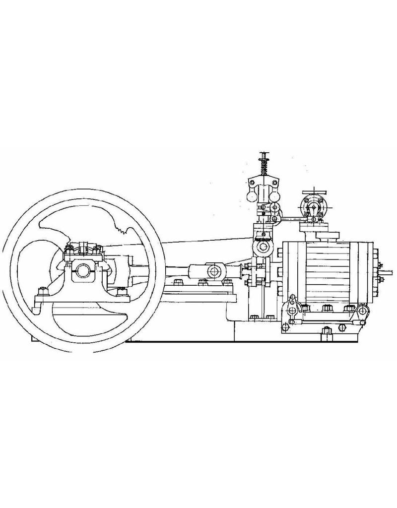 NVM 60.01.041 horizontale stoommachine "Ajax"