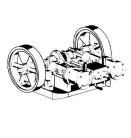 MBT CD-2-Zylinder-Version einer horizontalen Dampfmaschine - Bauzeichnung Maßstab 1 : N/A (60.01.044/A)