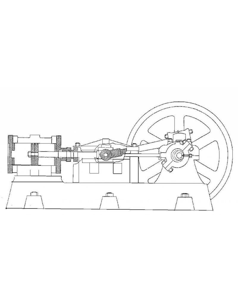 NVM 60.01.050 horizontal Dampfmaschine Oda