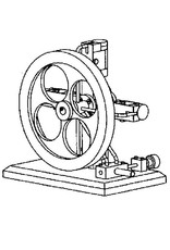 MBT CD-Plus Four; 4-Zylinder oszillierende Dampfmaschine - Bauzeichnung Maßstab 1 : N/A (60.01.051)