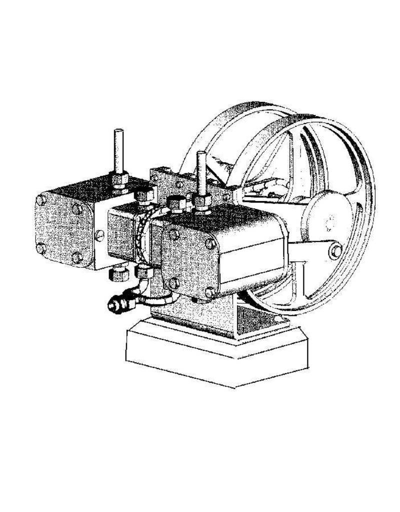 MBT CD-Dampfmaschine mit rotierenden Schiebern - Bauzeichnung Maßstab 1 : N/A (60.01.052)
