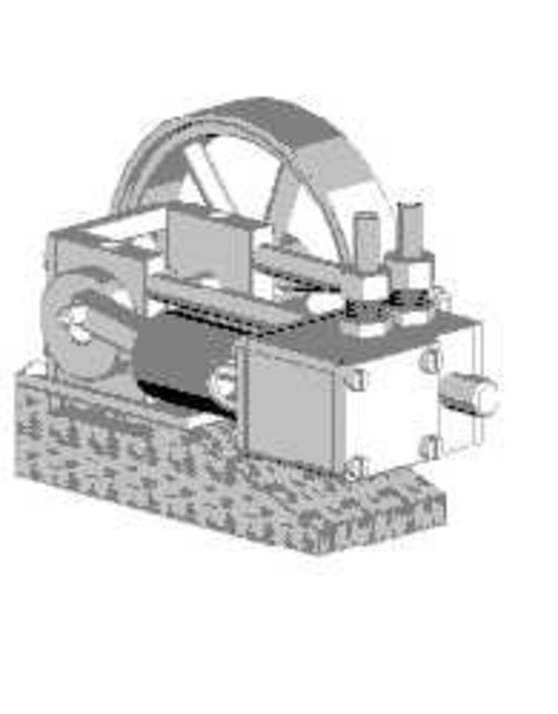 MBT CD-1-Zylinder horizontale Dampfmaschine - Bauzeichnung Maßstab 1 : N/A (60.01.055/A)