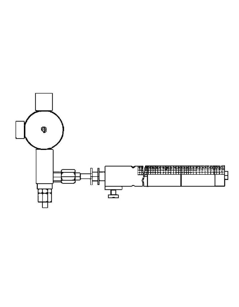 MBT Gasbrander voor Mamod stoomlocomotief - Bouwtekening Schaal 1 : N/A (60.03.006)