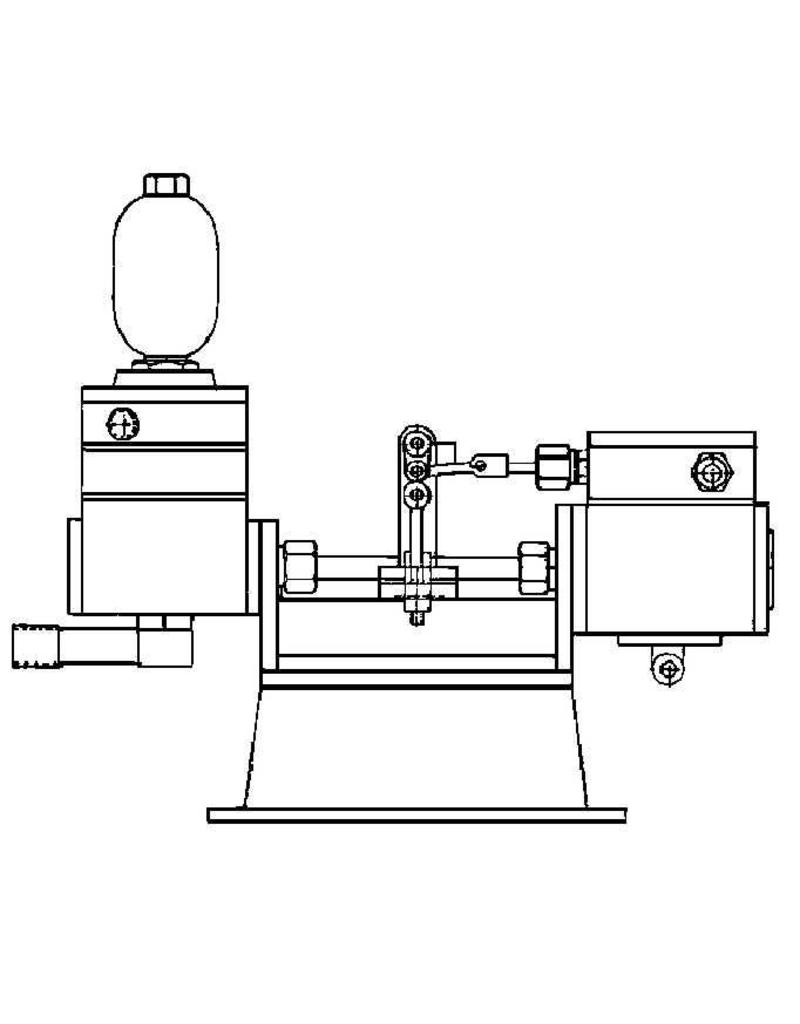 MBT Duplex-Dampfpumpe - Konstruktionszeichnung Maßstab 1 : N/A (60.04.005)