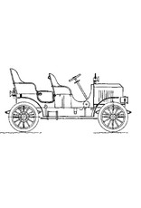 MBT Stanley Steamer 1906 - Bouwtekening Schaal 1 : XX (60.05.001)