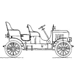 MBT Stanley Steamer 1906 - Bouwtekening Schaal 1 : XX (60.05.001)