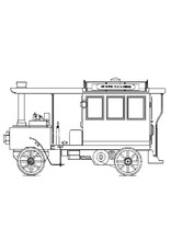 MBT De Dion Bouton Dampfomnibus (1898) - Bauzeichnung Maßstab 1 : XX (60.05.002)