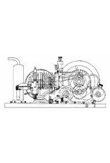 MBT 4-tact gasmotor "Johanna" 14 cc - Bouwtekening Schaal 1 : N/A (60.10.004)