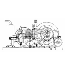 MBT 60.10.004 4-stroke gas engine "Johanna" 14 cc