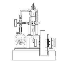 MBT Drukgestuurde tweetaktmotor - Bouwtekening Schaal 1 : N/A (60.10.009)