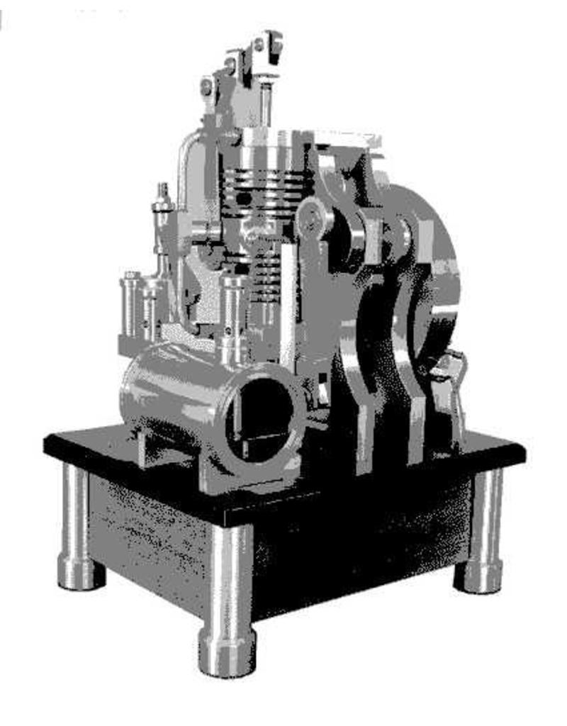 MBT Linford Zweitaktmotor - Bauzeichnung Maßstab 1 : N/A (60.10.010)